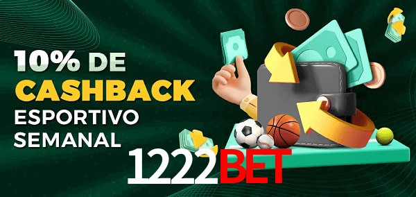 10% de bônus de cashback na 1222bet